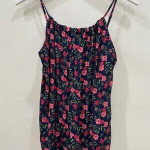 Liezel Tank, Navy Floral